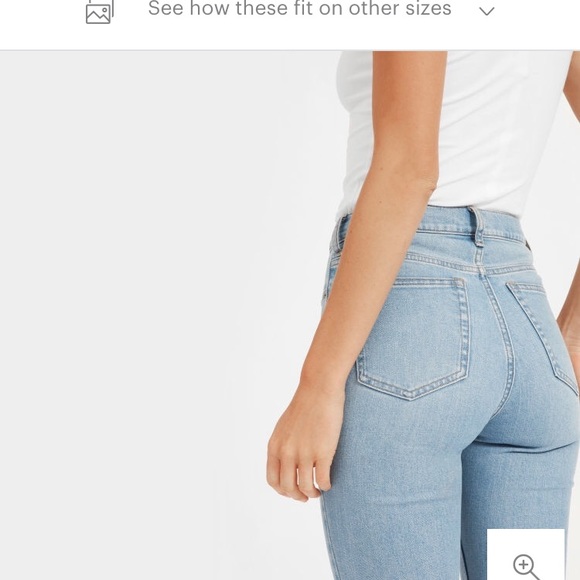 NWOT Everlane High Rise Skinny Jean - Picture 3 of 5